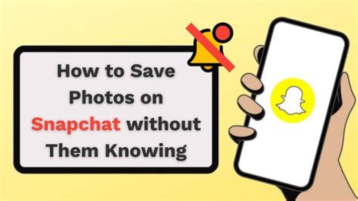 Can you save Snapchat photos without them knowing?