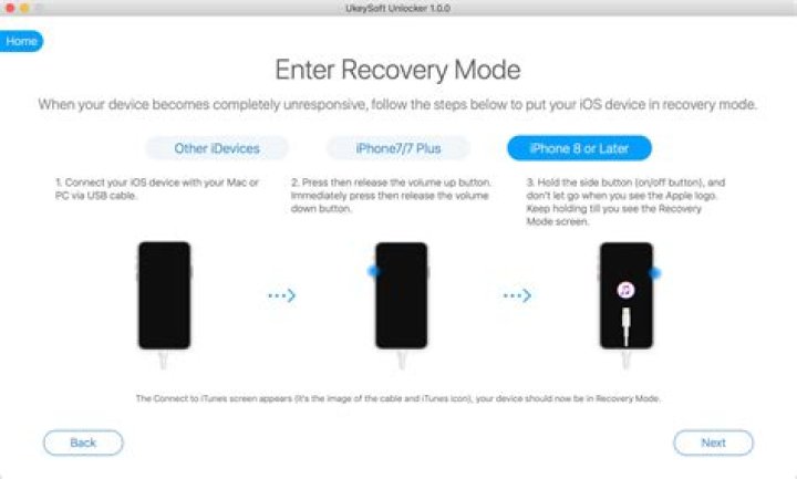 How do I put my PS Vita into recovery mode?
