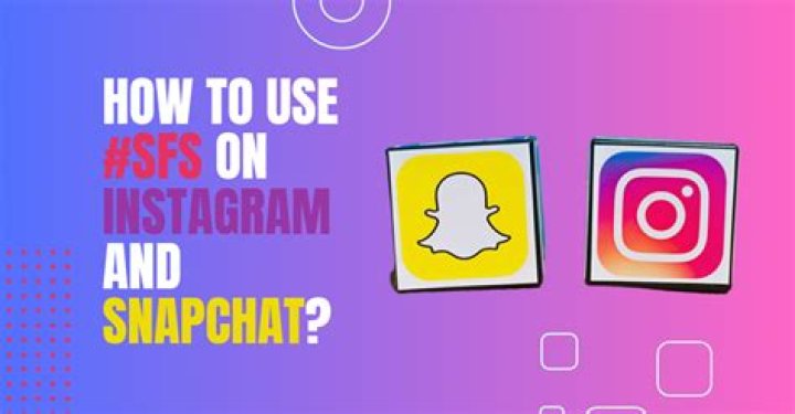 How do you do SFS on Instagram?