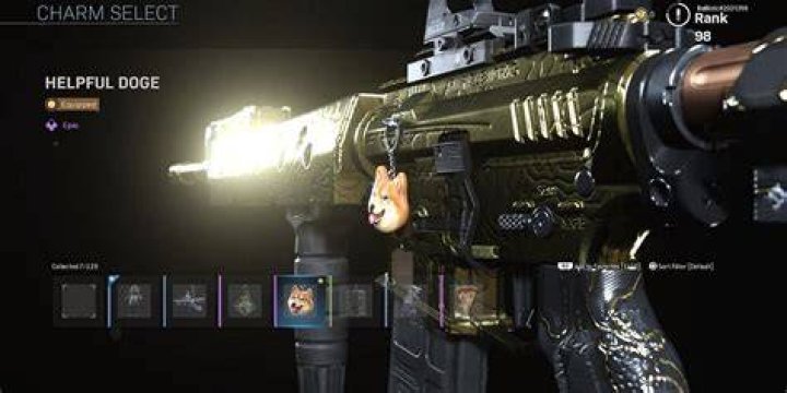 How do you get the Doge charm in modern warfare?