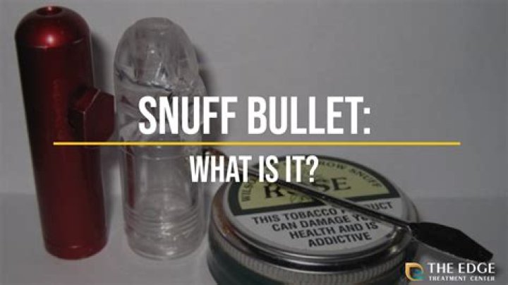 How do you use snuff bullets?