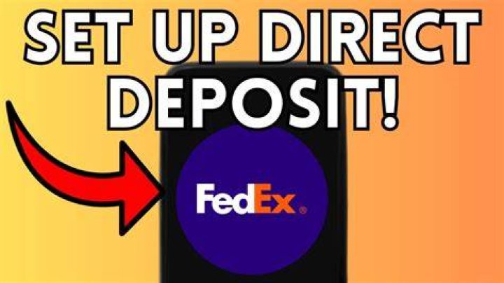 How long does FedEx direct deposit take?