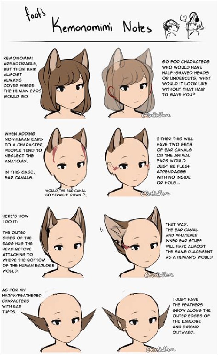 How many ears does a catgirl have?