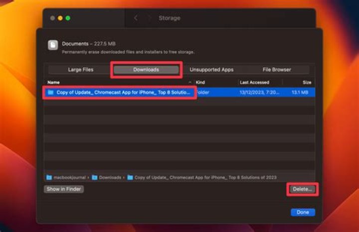 Should you delete downloads on a Mac?