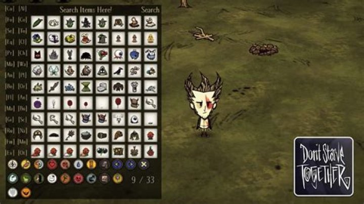 What are the things in don't starve?