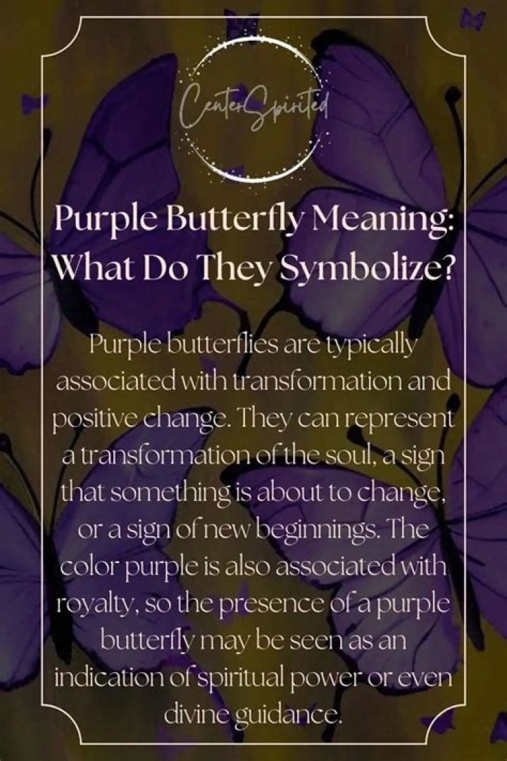 What do butterflies symbolize in Greek mythology?