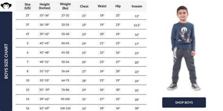 What does 7X mean in boys sizes?