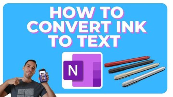 Why can't I do ink to text in OneNote?
